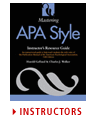 Mastering APA Style cover